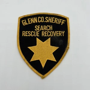CALIFORNIA GLENN CO SHERIFF MOUNTAIN SEARCH & RESCUE TEAM PATCH RARE 5” - Bild 1 von 3