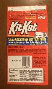 Envoltura de juego vintage 1996 Take A Kit Kat Break With Your Friends - Imagen 1 de 7