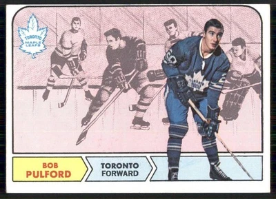 1968-69 Topps #129 Bob Pulford - Image 1 of 2