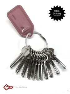 5 Pin Depth & Space Key Set. Depths 0-10-Suits Lockwood, Whitco C4,LW4-Free Post - Picture 1 of 3