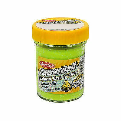 Berkley PowerBait Dough Natural Scent Garlic Chartreuse