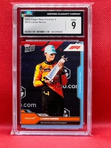 LANDO NORRIS 24 TOPPS NOW FORMULA 1 #12 1st WIN 🏎️CGC 9 MINT🏎️ - Picture 1 of 2
