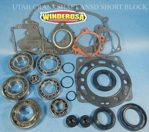 NEW POLARIS ATV 350 350L 90-03 SPORT COMPLETE ENGINE BEARINGS GASKET REBUILD KIT - Picture 1 of 12