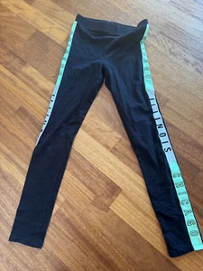 Leggins, Schwarz mit bunten Seitenstreifen, Gr. 152, H&M - Bild 1 von 3