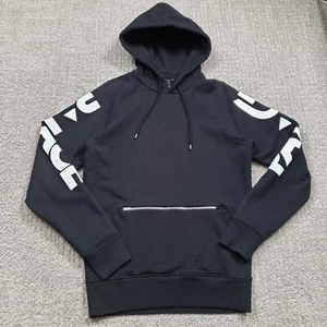 PALACE SKATEBOARDS Hoodie Mens Medium Black Sweatshirt Zip Kangaroo Pocket Skate - Picture 1 of 13
