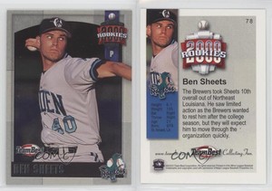 2000 Team Best Rookies Silver Foil Ben Sheets #78 Rookie RC