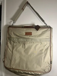 VTG Jordache Brown Garment Hanging Travel Luggage Bag Suit Dress Carrier #4806 - Picture 1 of 12