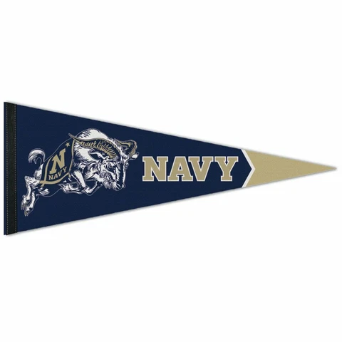 NAVY MIDSHIPMEN ROLL UP PREMIUM FELT PENNANT 12"x30" NEW WINCRAFT 👀 Cover
