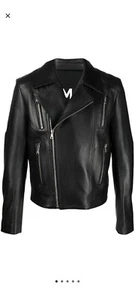 2867€ Balmain Lederjacke 100% Lammleder 52 - Bild 1 von 24