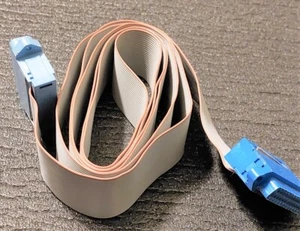DB25M zu DB25F 25-Draht Flachbandkabel, 4,5 Fuß lang - Bild 1 von 3