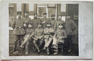 Orig. Foto, Feldpost, Deutsche Soldaten in Flandern, Vijfwegen 1915