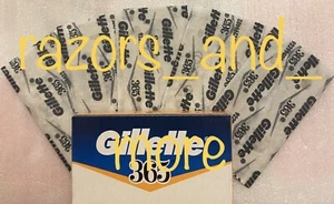 5-GILLETTE 365 Double Edge Stainless Steel DE Safety Razor Blades - Picture 1 of 3