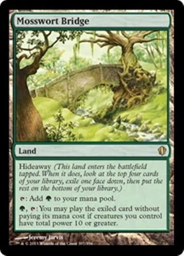 MTG - MOSSWORT BRIDGE - Commander 2013 (R) - Image 1 of 1