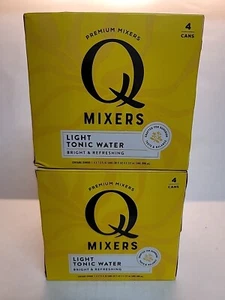 2 Packs Of 4 Q Mixers Tonic Water, Premium Cocktail Mixer , 7.5 fl - Picture 1 of 1