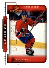 1999-00 Upper Deck MVP Canadiens Hockey Card #101 Martin Rucinsky