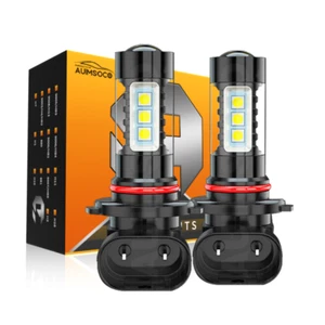 AUIMSOCO H10 9145 9140 9005 9045 LED Fog Light Bulb Conversion Kit White 6000K - Picture 1 of 12