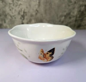 Cuenco de postre acanalado Lenox Butterfly Meadow - Frutero - Imagen 1 de 7