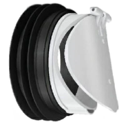 2X Rattenschutzklappe Ø DN 90-100/110 WC Rattenstop abwasserrohr Rückstau  - Bild 1 von 4