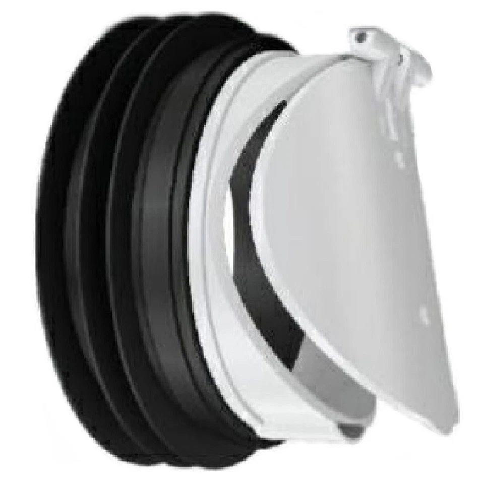 2X Rattenschutzklappe Ø DN 90-100/110 WC Rattenstop abwasserrohr Rückstau  - Bild 1 von 4