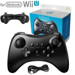 For Nintendo Wii U Bluetooth Wireless U Pro Game Controller Gamepad Joypad - Picture 1 of 17