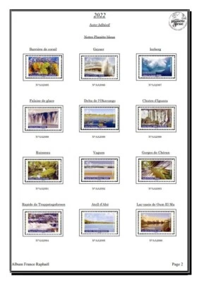 Album de timbres à imprimer par vos soins " FRANCE Auto-adhésif 2022 " - Photo 1/4