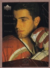 1998-99 Upper Deck Gold Reserve Program of Excellence #412 Michael Zigomanis RC