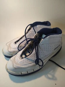 NIKE AIR JORDAN LITE BASKETBALL SHOES WHITE NAVY BLUE 1998 136012-141 (SIZE 14) - Picture 1 of 20