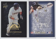 1998 Leaf Fractal Foundation Gold Leaf Star /3999 Tony Gwynn #166 HOF