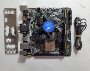 ASUS H110I-PLUS Motherboard w/i3-6100, 8GB RAM, IO Shield & 2x SATA Cables #0117 - Afbeelding 1 van 9