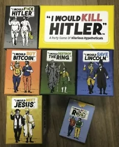 I WOULD KILL HITLER -Party Game KICKSTARTER EXCLUSIVE "ALL-IN" ED NEW/USA SHIP$0 - Picture 1 of 11