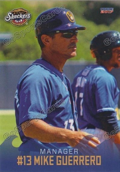 2017 Biloxi Shuckers Mike Guerrero Milwaukee Brewers MGR - Image 1 of 1