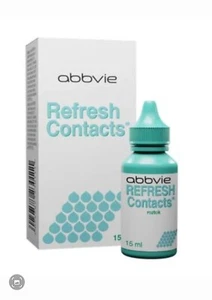 REFRESH Contacts Eye Drops 15ml Instant Relief for Dry Red Irritated Eyes  - Picture 1 of 4