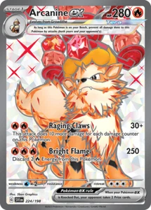 Pokémon TCG Arcanine ex 224/198 Ultra Rare Scarlet & Violet Base Set NM/M - Picture 1 of 1
