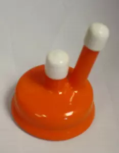 ORANGE UNIVERSAL CARBOY CAP fits 3 - 6 Italian Gallon Carboys - Picture 1 of 1