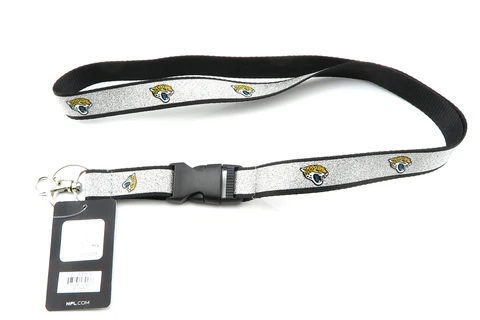 JACKSONVILLE JAGUARS NFL Football Official Licensed Sparkle Lanyard Key Chain Cover