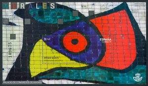 ESPAÑA 2015 - HOJA BLOQUE MURALES JOAN MIRÓ - EDIFIL 5001**- MNH - Imagen 1 de 1