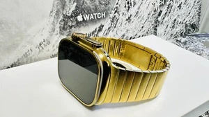Apple Watch ULTRA 49mm GOLD Anodized Titanium Gold Plated Band - Picture 1 of 4
