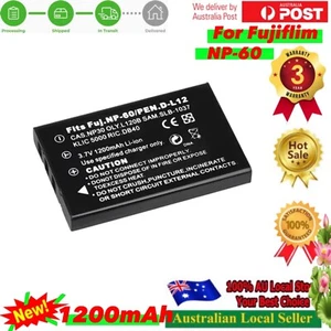 Battery for Aiptek IS DV, GO-HD, Action, A-HD Digital Camcorders, ZPT-NP60 NP-60 - Picture 1 of 8