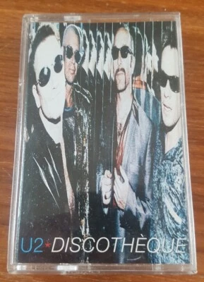 U2 Discotheque Cassette Tape Single 1997 Island Records EX Bono  - Image 1 of 4