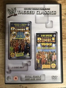 WWE Tagged Classics - Royal Rumble 1991 & 1992 DVD WWF RARE 91 92 - Picture 1 of 1