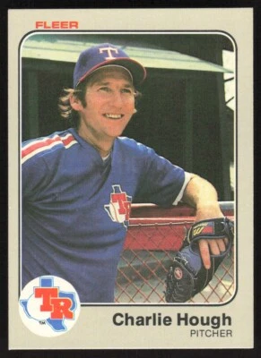 1983 Fleer Baseball Charlie Hough #570 Texas Rangers - Image 1 of 2