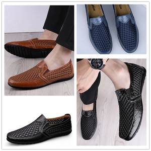 Men Breathable Anti-skid Loafers Driving Flats Slip On Mesh Low Top Summer Shoes