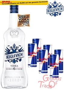 KEGLEVICH VODKA / WODKA aus Polen / 0,7L / VODKA und Auswahl 6 x RED BULL / NEU - Bild 1 von 3