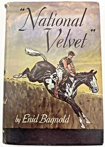 National Velvet by Enid Bagnold Early BOOK CLUB Edition 1935 HC/DJ Very Good - Picture 1 of 14