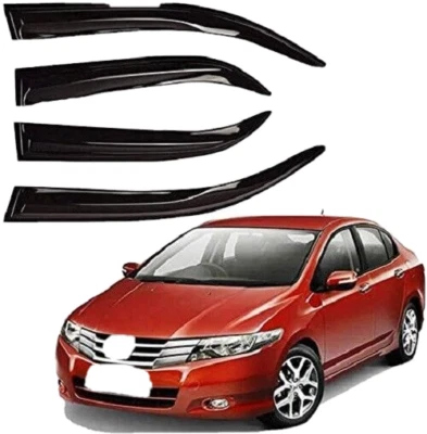 Protectores de lluvia para coche visera de puerta de viento visera lateral para Honda City Ivtec (2009-2013) Foto 1 de 2