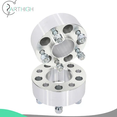 Espaciadores de rueda centrados en el cubo (2) 2" de grosor 12x1,5 para Ford Lincoln Town Car MKX 5x4,5 Foto 1 de 4