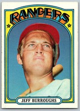1972 Topps #191 Jeff Burroughs    Texas Rangers