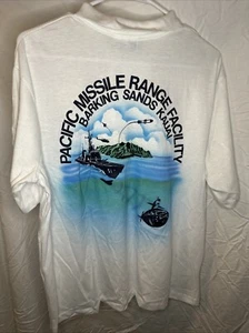 VTG Button up Military Base Kauai, Hawaii Pacific Missile Range Facility Size XL - Picture 1 of 5