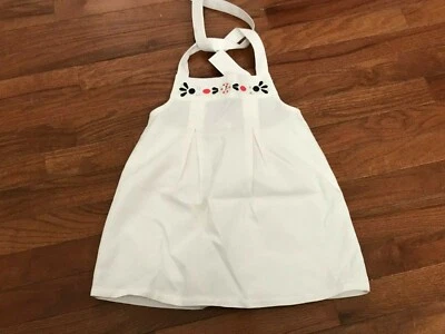 New Gymboree Girls Palm Beach Paradise White Woven Halter Gem Top Size 9 - Image 1 of 4