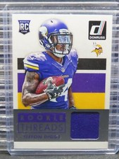 2015 Donruss Stefon Diggs Rookie Threads Jersey RC #DRT-SD Vikings